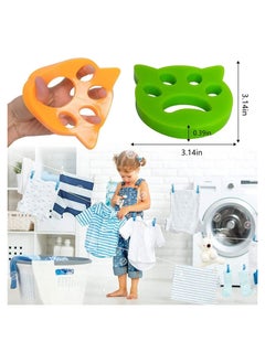 SYOSI Hair Remover For Washing Machine 4 Hair Removers For Cleaning Laundry  - Image 4