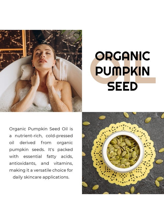 Premium Nature Organic Pumpkin Seed Oil Cold-Pressed Unrefined from Premium Nature, 100% Pumpkin Seed Oil for Hair Growth Pure Pumpkin Oil for Skin and Face Hair Oil Aceite de semilla de calabaza para el cabello 4oz - Image 2