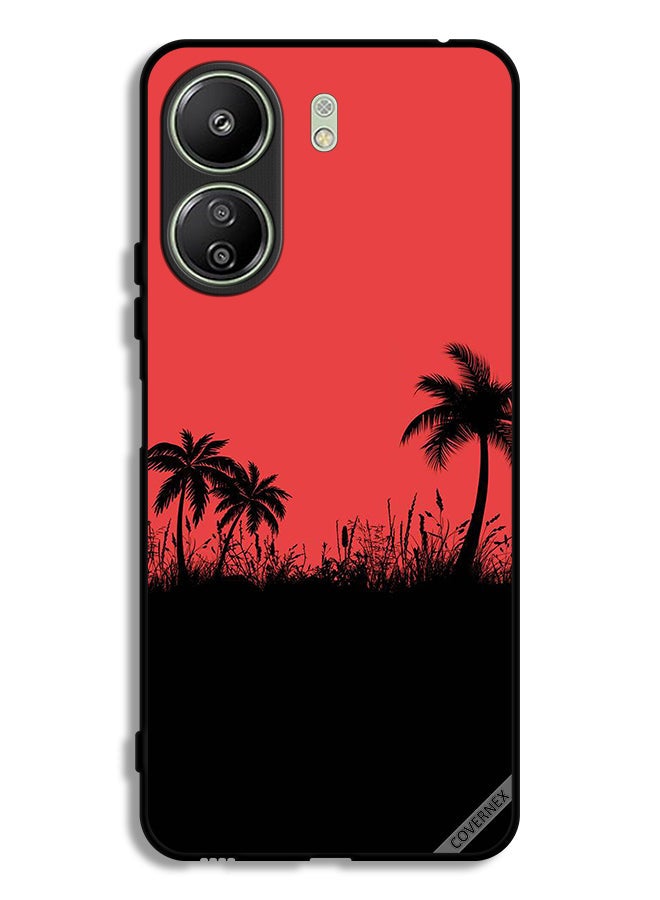 Covernex Xiaomi Redmi 13C Protective Case Cover Dates Trees - Image 1