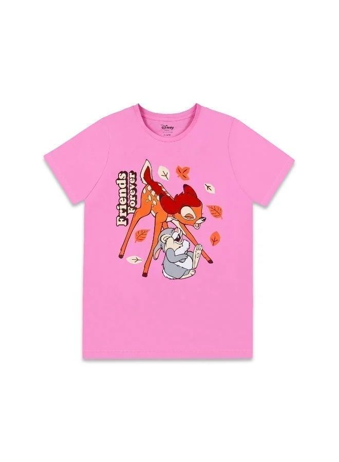 Disney Disney  Girl's Short Sleeve Friends Forever 100% Cotton T-Shirt