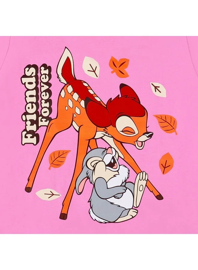 Disney  Disney  Girl's Short Sleeve Friends Forever 100% Cotton T-Shirt for Women | Best Price UAE