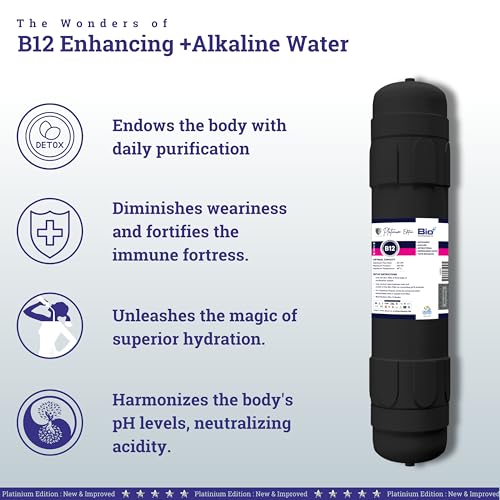 Bioplus B12 Water Filter - Enhance B12 Absorption, Improve Digestion, and Enjoy Refreshing Water - 11,500L Capacity | 11 inch Water Filter Cartridge - Image 4