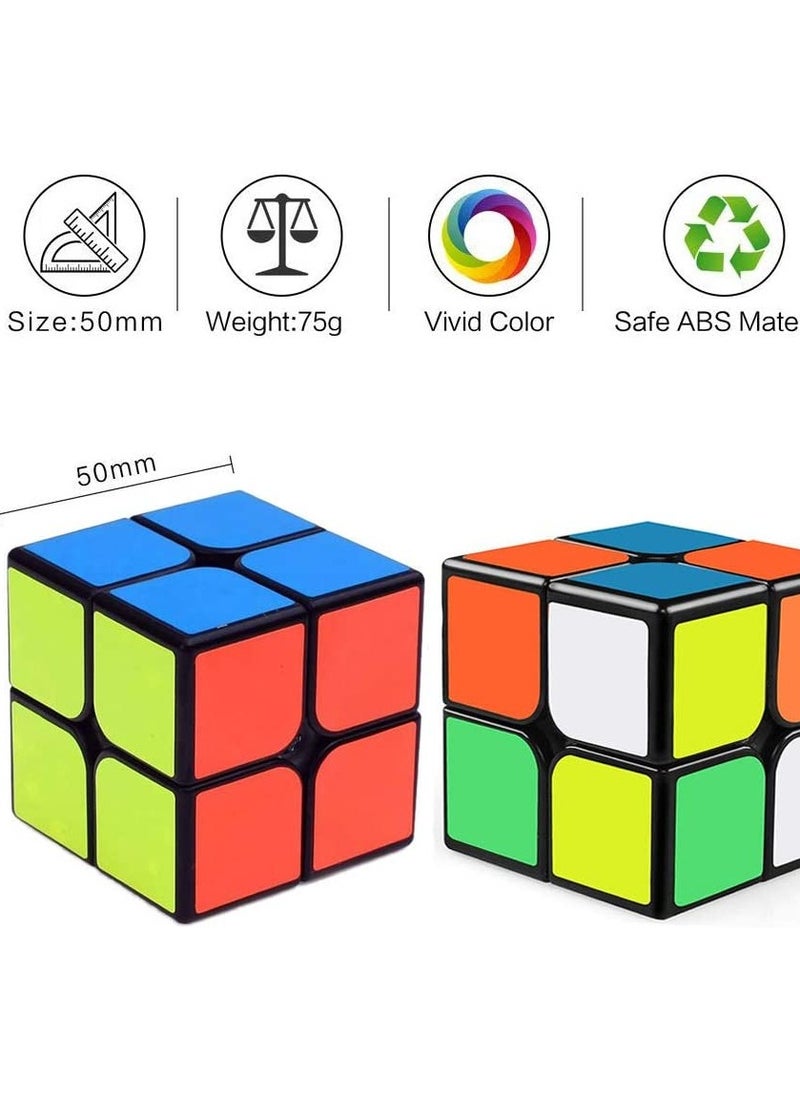 QiYi - Qiyi Qidi W 2X2 Non Magnetic Speedcube Stickered Cube - Image 1