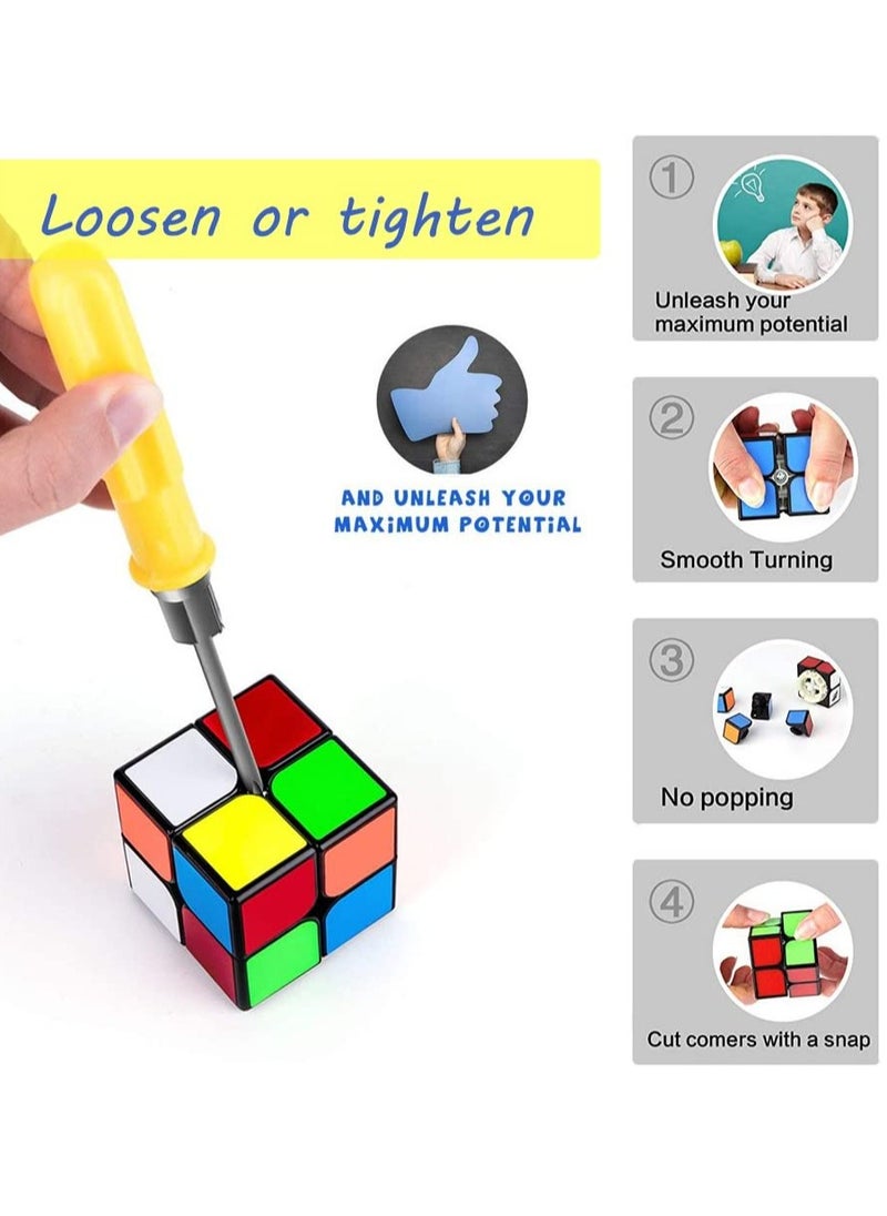 QiYi - Qiyi Qidi W 2X2 Non Magnetic Speedcube Stickered Cube - Image 1