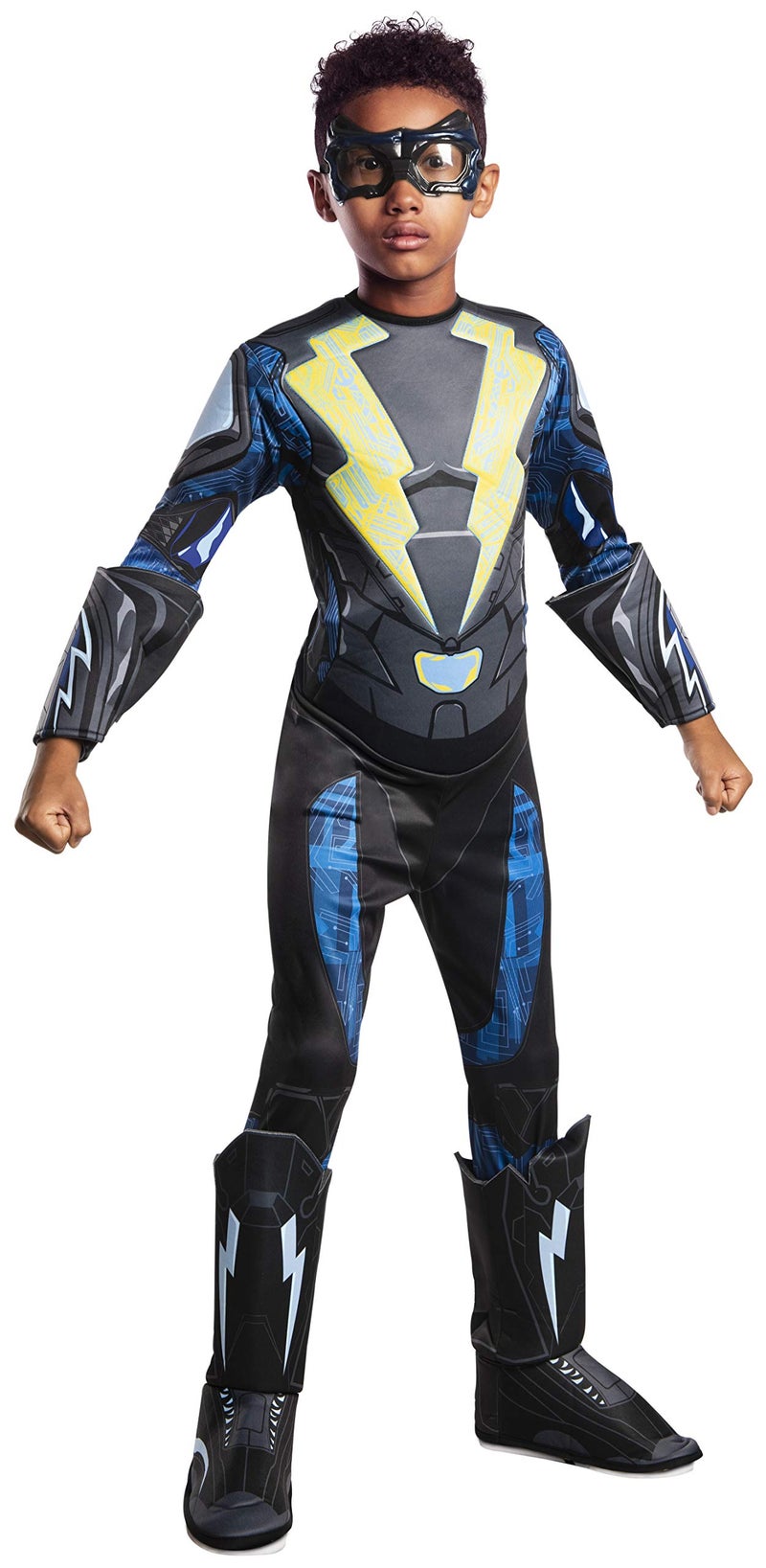 Rubies Black Lightning Childs Deluxe Black Lightning Costume Small - Image 2