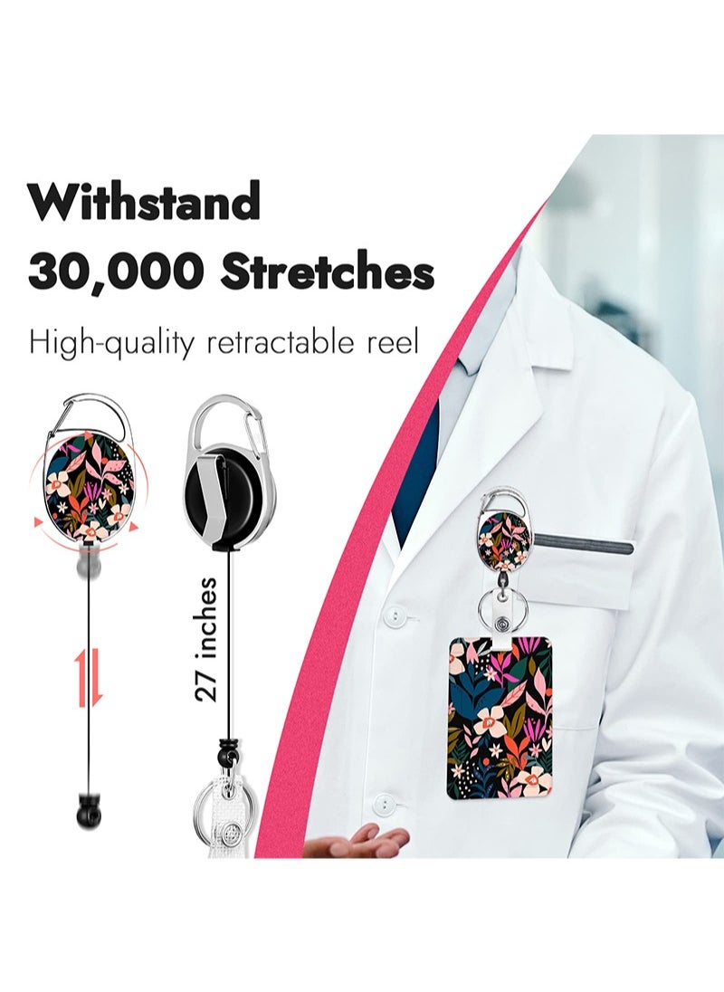 Aikanbo ID Card Holder with Strap, Lanyard ID Holder, Lanyard for Keys, Bus Tickets, School Supplies Card Holder with Swivel Lobster Clasp, for Women, Teachers, Nurses, Doctors, Students  - Image 4