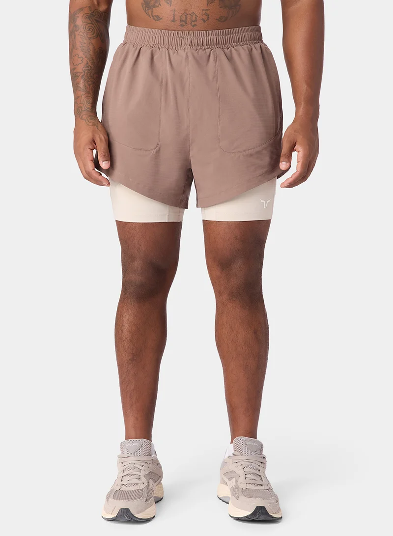 سكوات وولف 5" Performance 2In1 Shorts