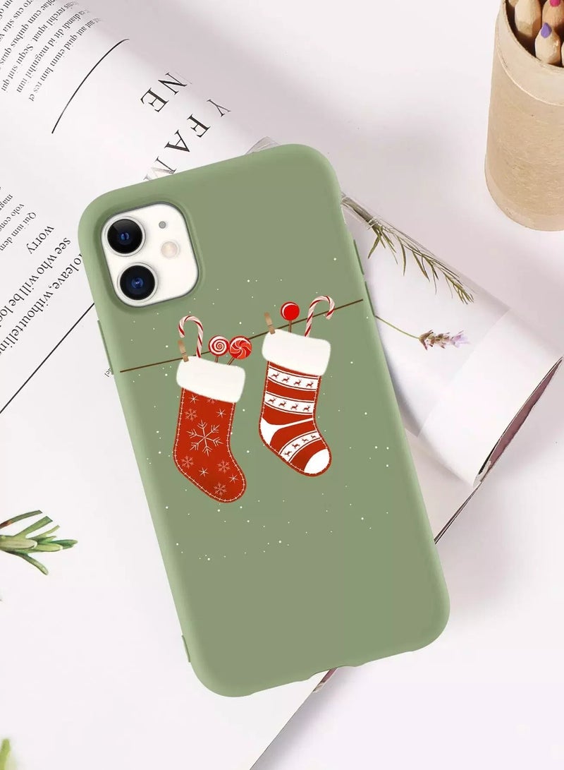 Christmas Socks Print Case Compatible With iPhone  - Image 2