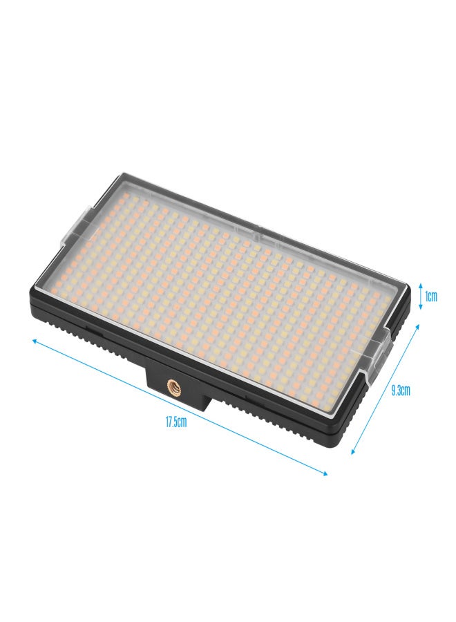 أندوير لوحة إضاءة فيديو LED-416 احترافية للتصوير الفوتوغرافي، مزودة بـ 416 مصباح LED ساطع، درجة حرارة لون ثنائية قابلة للتعديل من 3200 إلى 5600 كلفن، سطوع قابل للتعتيم، مع فتحة لولبية 1/4 بوصة، ورأس كروي للتثبيت على قاعدة باردة، مناسبة للتصوير الفوتوغرافي الخارجي، والتصوير في الاستوديو، والبث المباشر، ومؤتمرات الفيديو، والمكياج. - Image 4