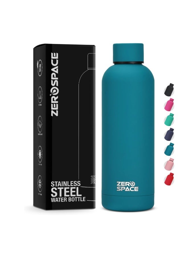 ZeroSpace Stainless Steel Water Bottle, 750ml Insulated Water Bottle for Kids School, Double Wall Water Thermos Flask for Hot & Cold Drinks, Sports Hot Water Bottle (Ocean Blue) - Image 1