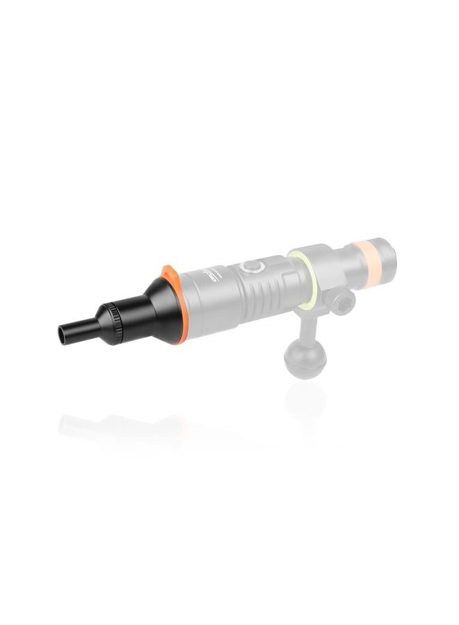 ORCATORCH D530V Aluminum Alloy Diving Video Light Snoot Underwater Dive Torch Snoot for Macro Photography and Videography Photography - Image 2