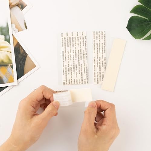 Lineco See-Thru Polyester Mounting Strips, Hingeless Mount Artwork to Mats, Sturdy for Prints, Documents, Photos, Paper and More. 12 inches, Pack of 60 - Image 2