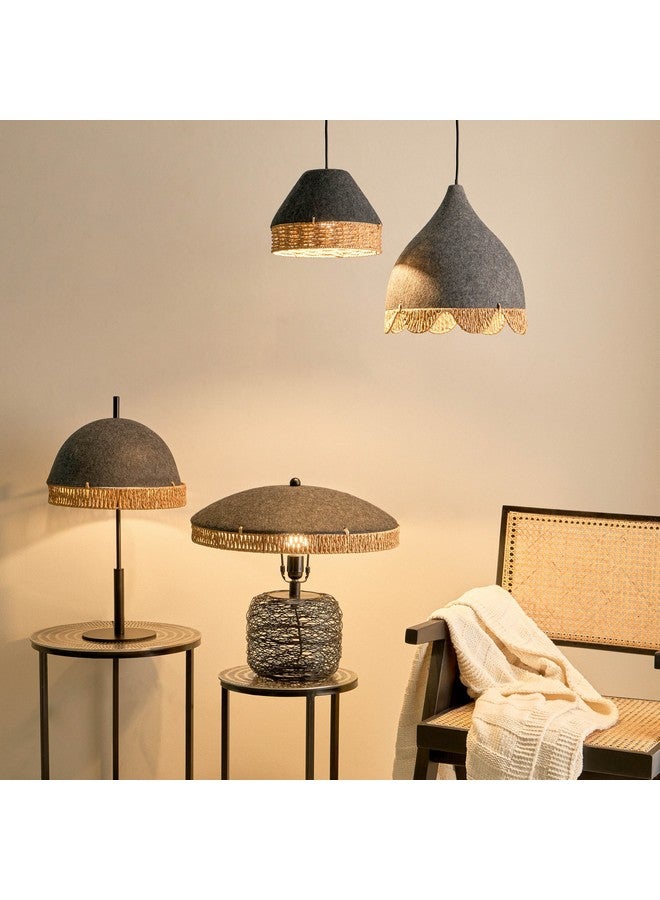 Home Box Fema Mateo Felt Lampshade 33 x 16 x 21 cm - Image 5