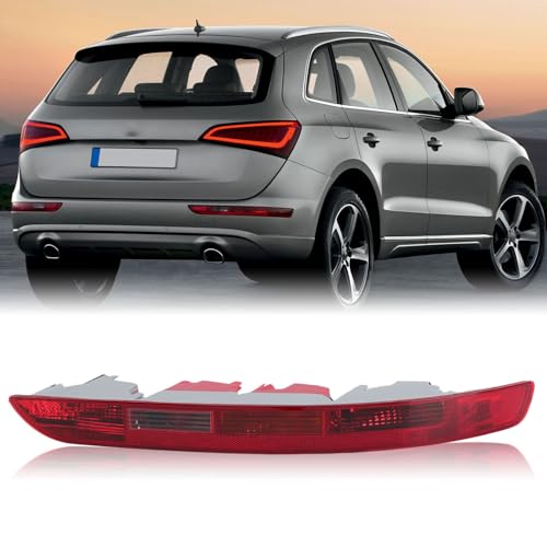 Clidr Rear Bumper Tail Light Lamp for Audi Q5 2009-2015 Rear Bumper Reflector Lower Tail Lights Replace 8R0945096 Passenger Side (Right) - Image 2