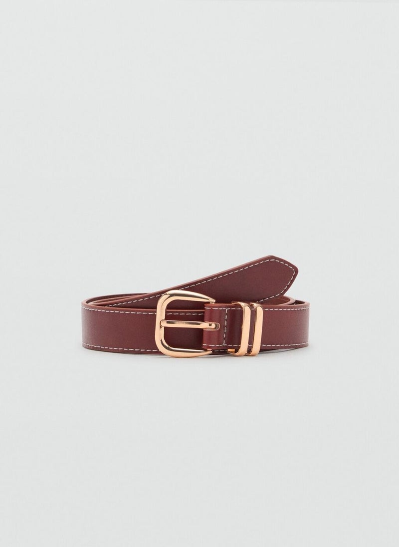 MANGO Metal buckle belt - Image 1