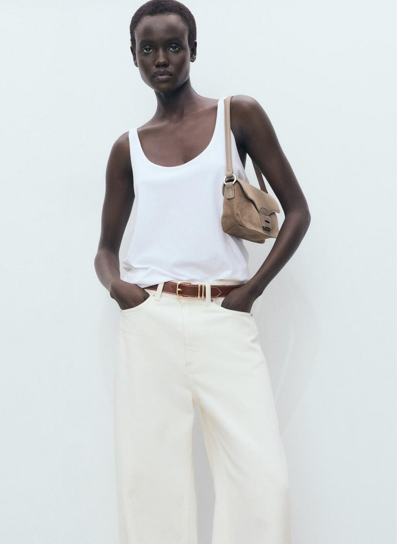 MANGO Metal buckle belt - Image 5