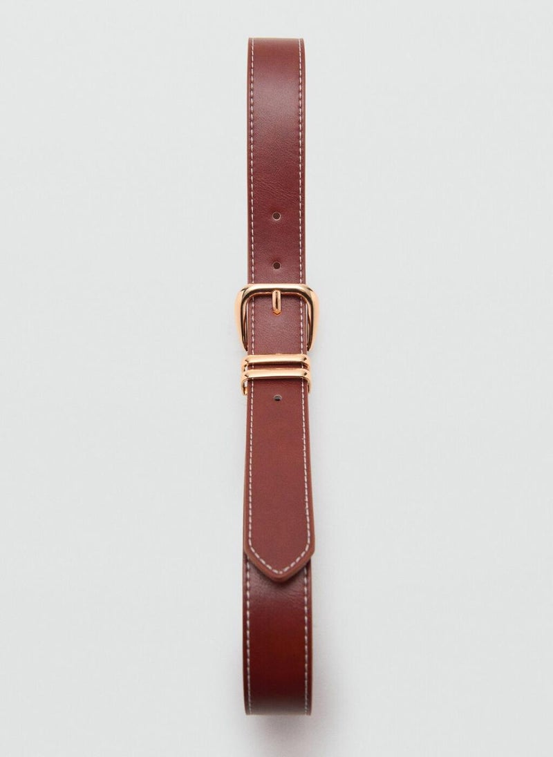 MANGO Metal buckle belt - Image 4