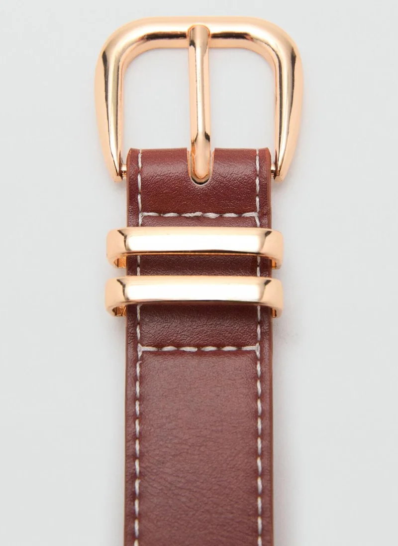 مانجو Metal buckle belt