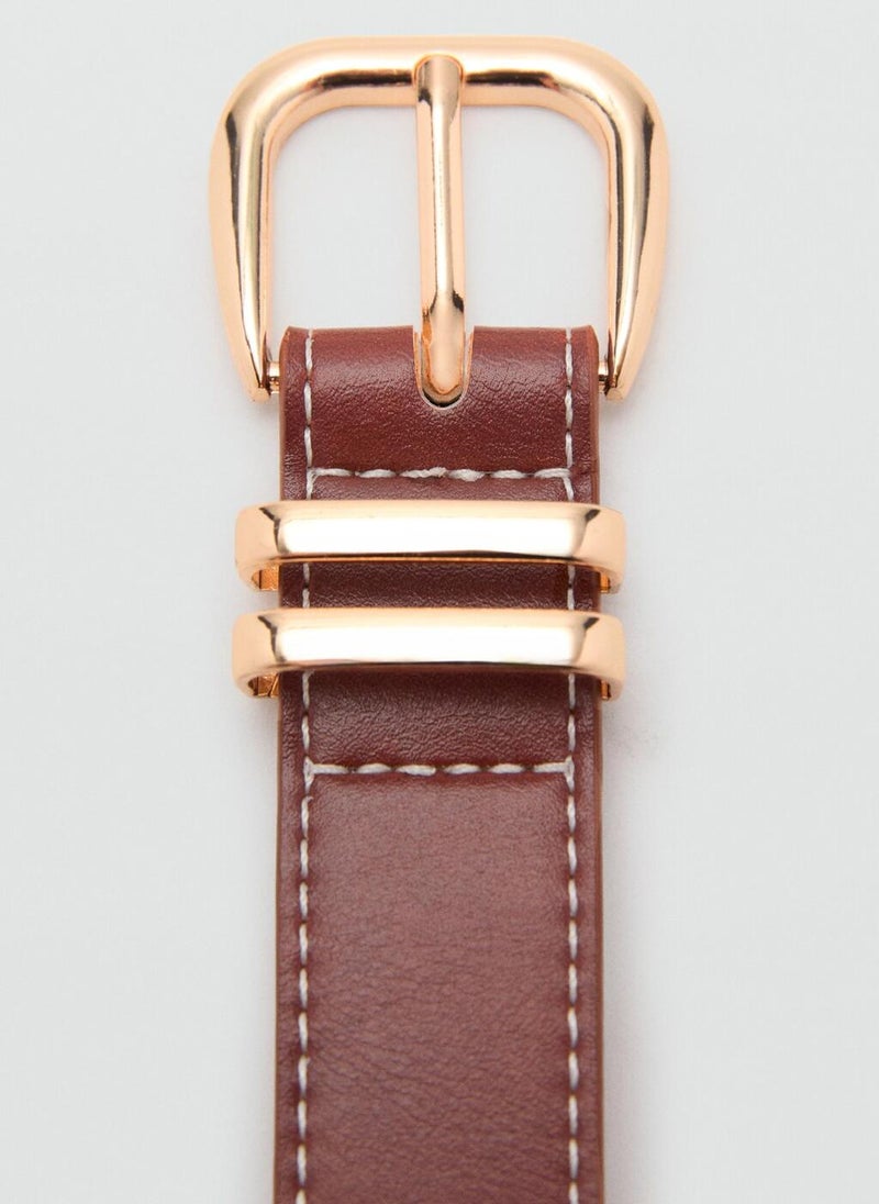 MANGO Metal buckle belt - Image 2