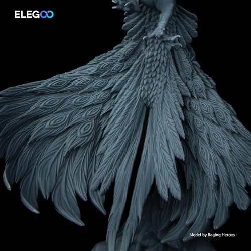 ELEGOO Upgraded 8K Standard Photopolymer 3D Printer Resin 405nm UV-Curing Resin Best for 8K/12K/14K Saturn MSLA DLP LCD 3D Printing Space Grey 1000G - Image 3