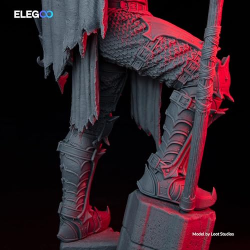 ELEGOO Upgraded 8K Standard Photopolymer 3D Printer Resin 405nm UV-Curing Resin Best for 8K/12K/14K Saturn MSLA DLP LCD 3D Printing Space Grey 1000G - Image 4