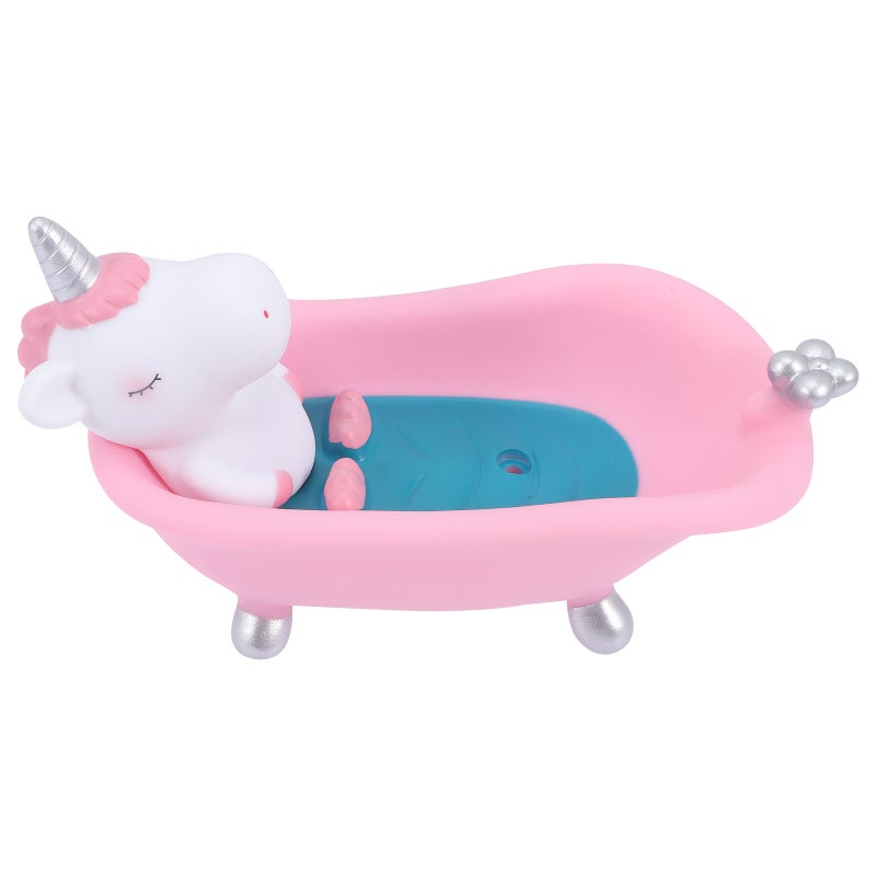 🚽 حامل صابون بحجم صغير وأسلوب بسيط مناسب لتزيين الحمام ولعب الأطفال - Image 1