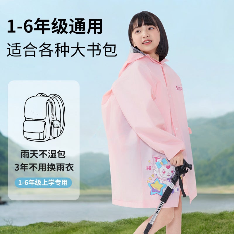 Children's Waterproof Raincoat – EVA Hiking Poncho for Boys and Girls - Image 5