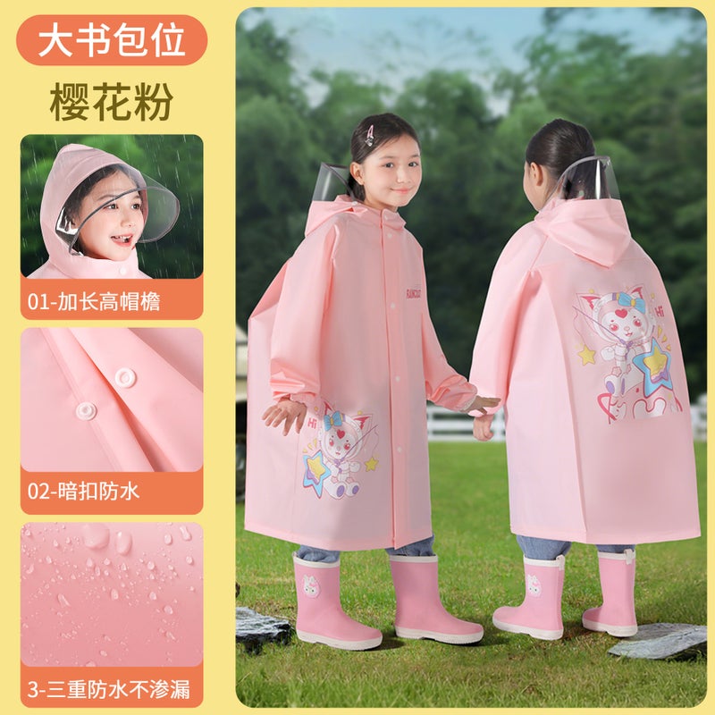 Children's Waterproof Raincoat – EVA Hiking Poncho for Boys and Girls - Image 1