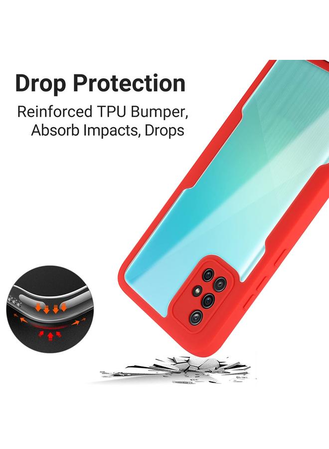 erorex Case For Samsung Galaxy A51 4G Acrylic + TPU 360 Degrees Full Coverage Shockproof Phone Case - Image 3