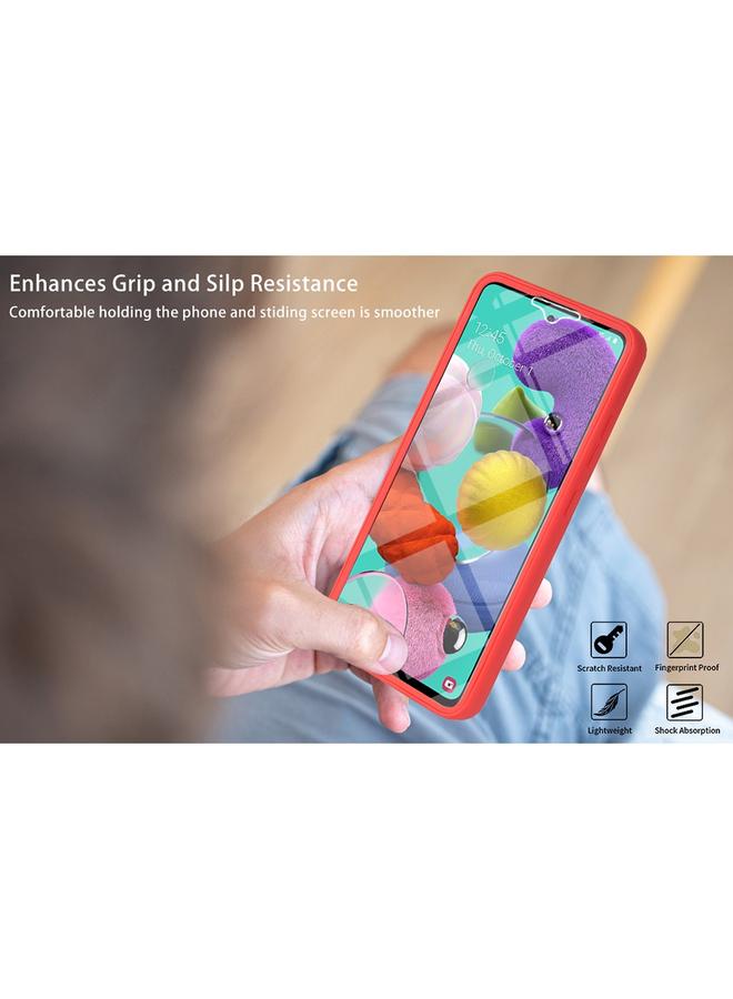 erorex Case For Samsung Galaxy A51 4G Acrylic + TPU 360 Degrees Full Coverage Shockproof Phone Case - Image 5
