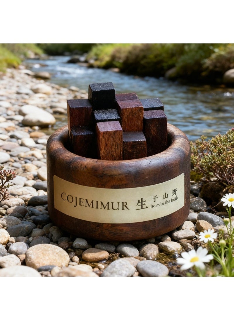 مجموعة منشطات العطور الخشبية من الجوز الأسود بدون لهب | عطر الشاي الأبيض 10 مل – لتزيين المنزل/غرفة النوم وتهوية الهواء في السيارة - Image 2