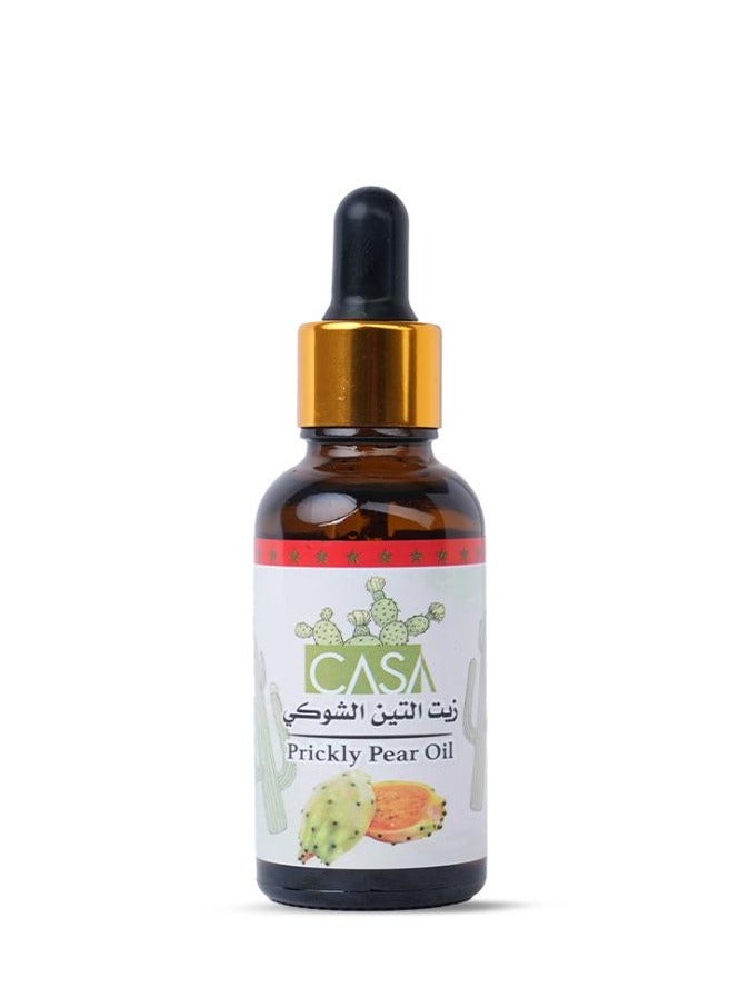 Casa Natural Prickly Pear Oil for Skin Renewal & Hair Strengthening – Deep Moisture & Healthy Glow – 30 ml - Image 1