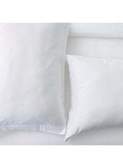 DANUBE HOME Bliss 3 - Piece 144 Tc Cotton Super King Duvet Cover Set 260 X 220 Cm 50 X 75 Cm White | 100% Cotton - 144 Thread Count Quilt Cover Comfortable Bedding Cover For Bedroom  - Image 2