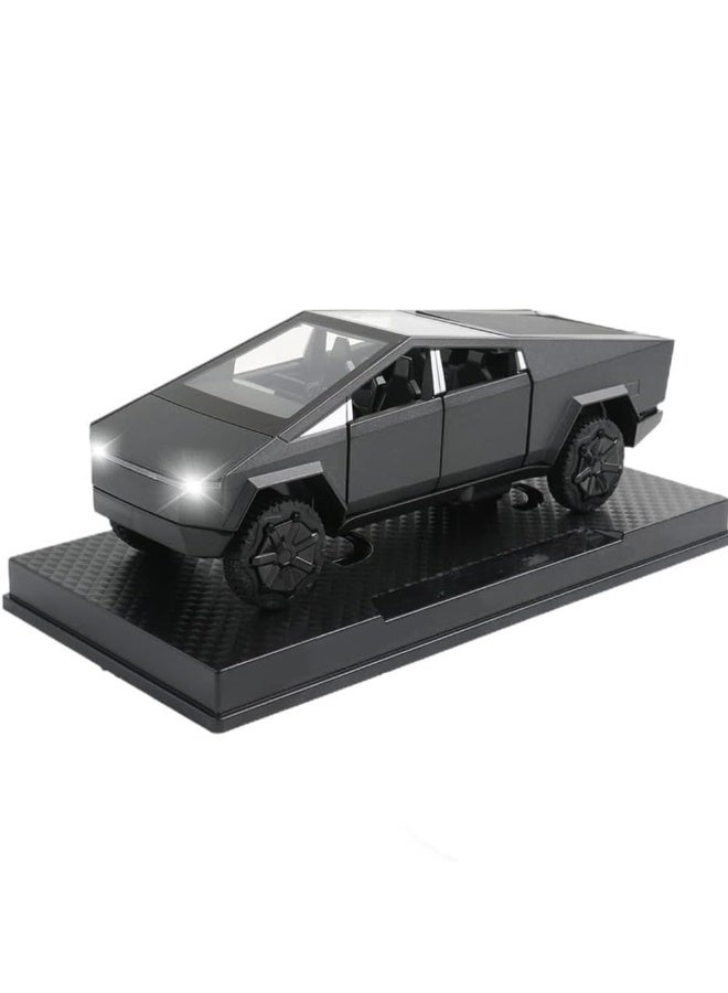 Dexo 1/24 Scale Simulation Futuristic Alloy Pickup Die-cast Metal Model Car with Sound and Light Pull Back Action Suitable for Children Aged 3 and Above High Quality Birthday Gift Miniature Vehicle Toy - Image 4