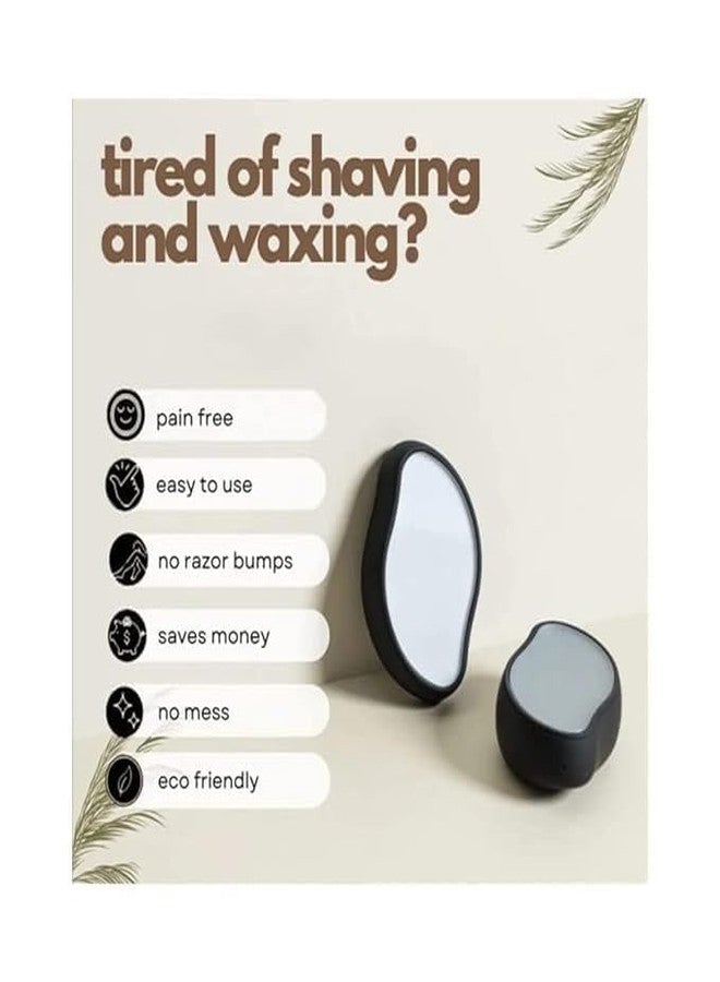 GNOLY Hair Remover for Women and Men, Painless Exfoliation Hair Removal Tool, Reusable & Washable, Portable Hair Remover for Arms Legs Back - Image 3