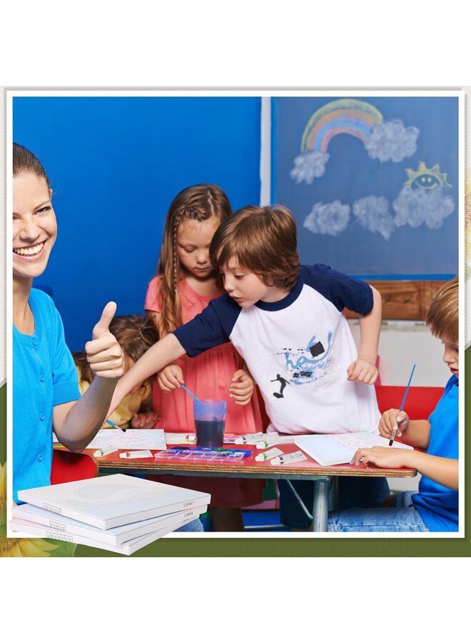 LAMAY 9PCS Paint by Numbers with Frame for Adult Beginners Canvas, DIY Acrylic Paint by Number Canvas for Painting Party and Classroom Activity and Gift for Birthday - Image 5