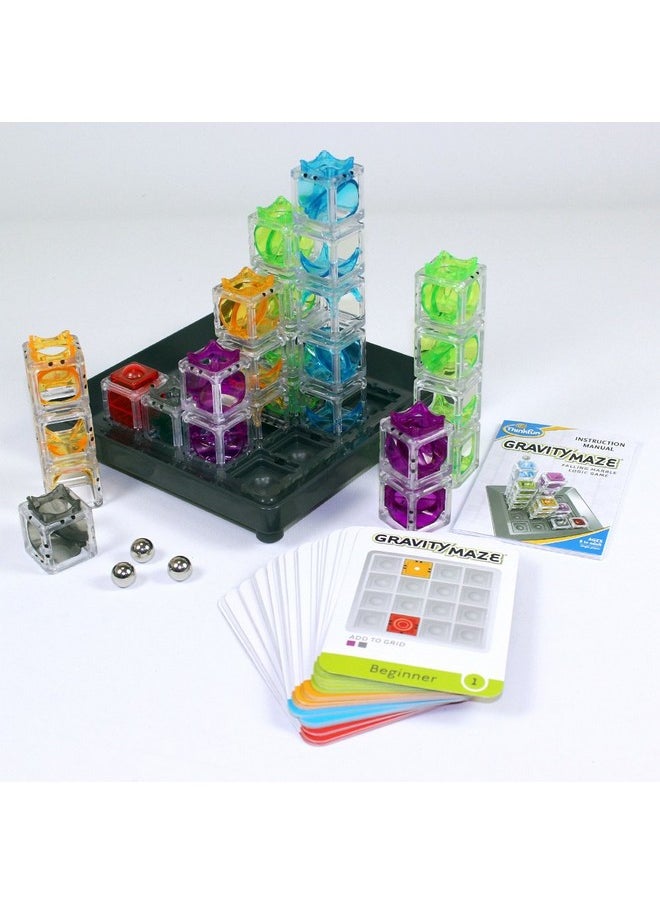 thinkfun ThinkFun Gravity Maze Marble Run Brain Game and STEM Toy - Award-Winning Educational Toy for Kids 8+ | Spatial Reasoning Skill Development | Engineering and Building Game | 60 Logic Puzzles  - Image 2