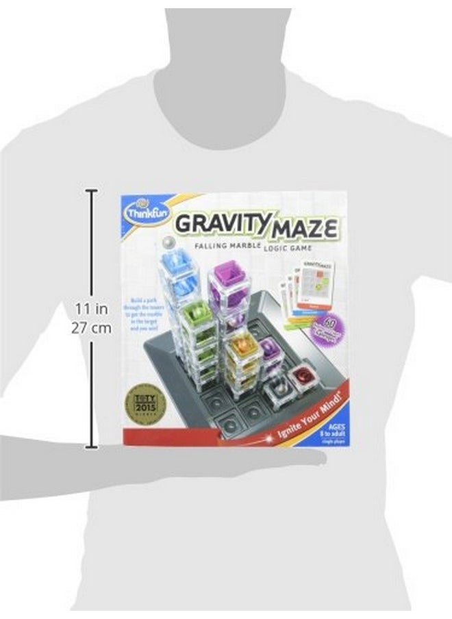 thinkfun ThinkFun Gravity Maze Marble Run Brain Game and STEM Toy - Award-Winning Educational Toy for Kids 8+ | Spatial Reasoning Skill Development | Engineering and Building Game | 60 Logic Puzzles  - Image 3