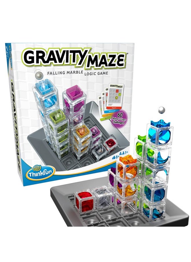 thinkfun ThinkFun Gravity Maze Marble Run Brain Game and STEM Toy - Award-Winning Educational Toy for Kids 8+ | Spatial Reasoning Skill Development | Engineering and Building Game | 60 Logic Puzzles  - Image 1