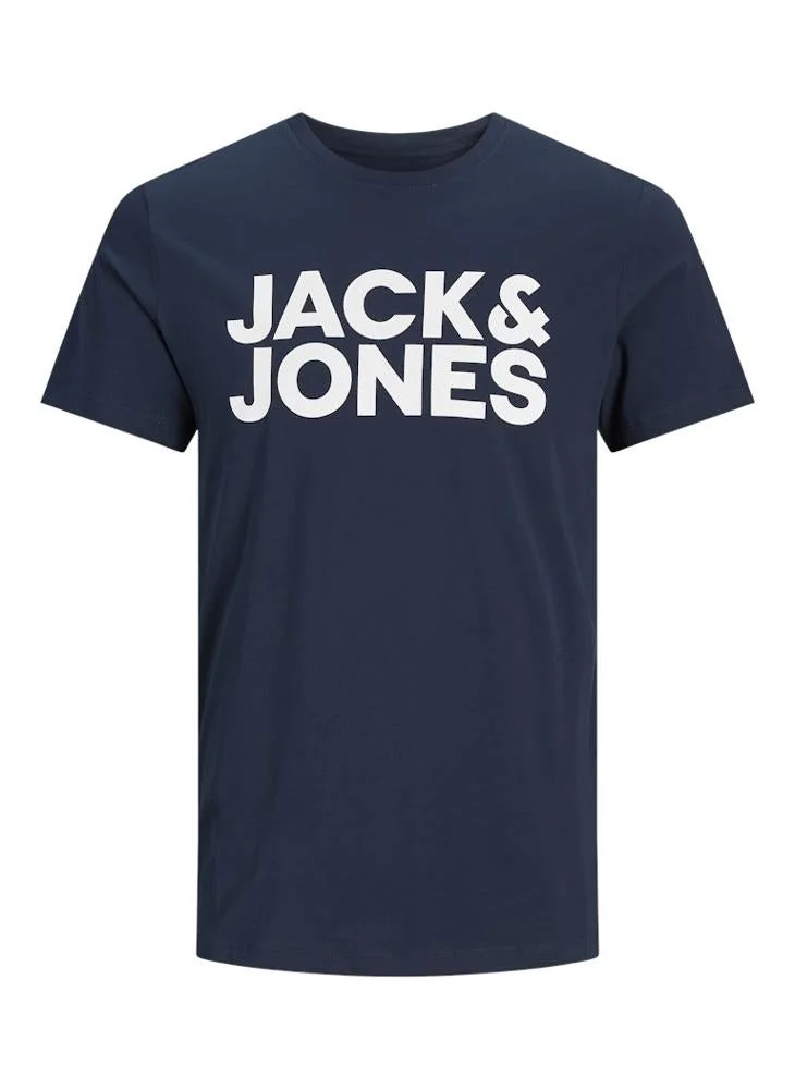 JACK & JONES Logo Crew Neck T-Shirt