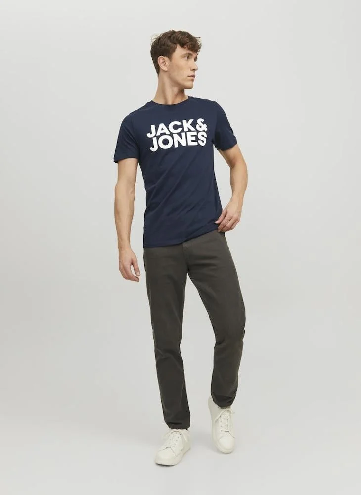 JACK & JONES Logo Crew Neck T-Shirt
