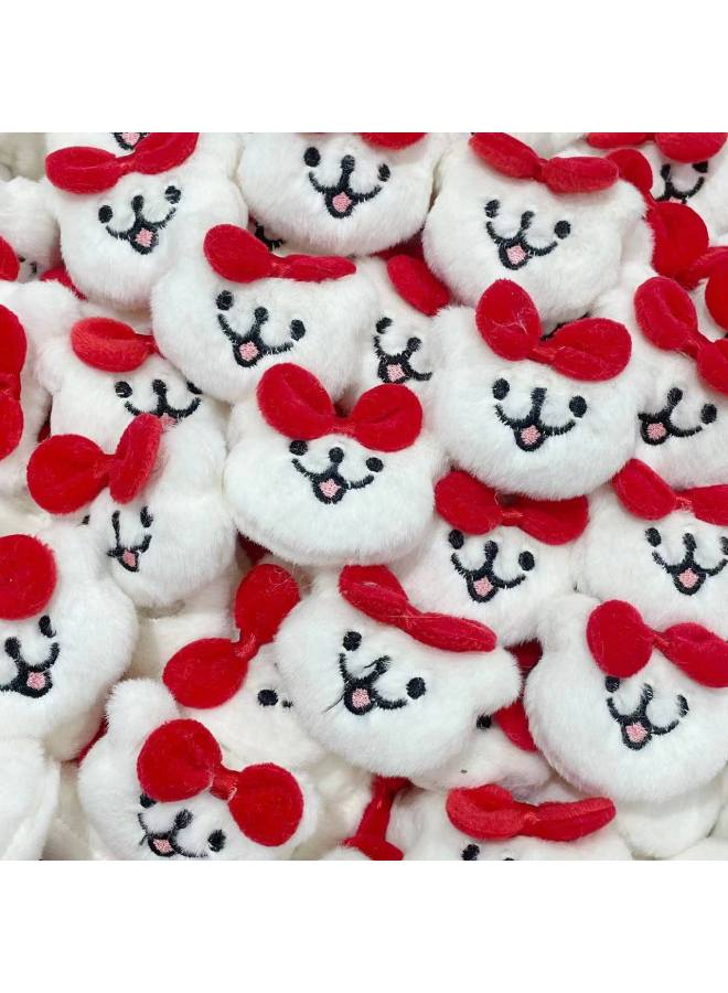 Bow Line Puppy Cartoon Plush Animal DIY Accessories Decorative Accessories Hat Clothing Accessories Socks Hair Accessories-Specifications:Bow Lines Puppy - Image 2