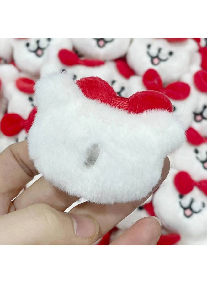 Bow Line Puppy Cartoon Plush Animal DIY Accessories Decorative Accessories Hat Clothing Accessories Socks Hair Accessories-Specifications:Bow Lines Puppy - Image 3