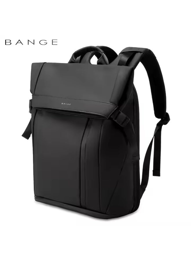 بانجي Bange Waterproof Polyester Unisex Anti Theft Backpacks Laptop Model 7700 Black - Image 2