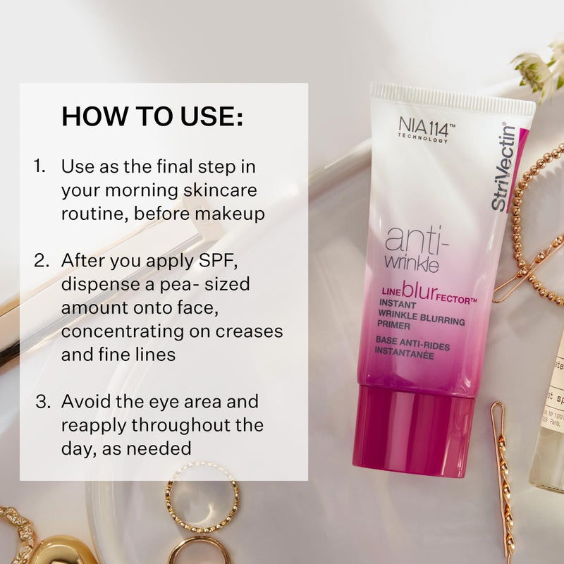 StriVectin Line BlurFectorâ„¢ Instant Wrinkle Blurring Primer, Skin Primer to help blur and fill the look of wrinkles, Makeup Primer for Smooth Skin, 1 oz. - Image 4