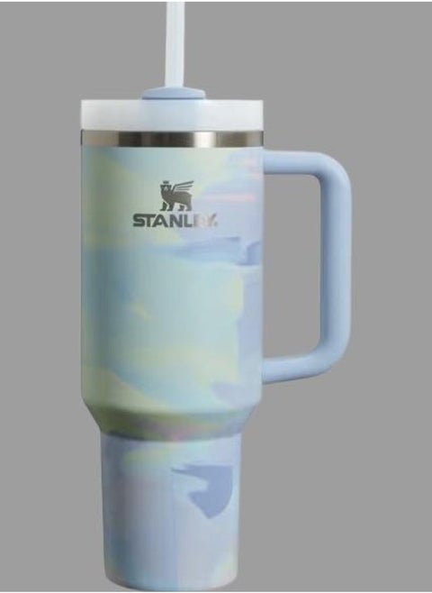 Quencher H2.0 FlowState Mug 40oz – Stainless Steel, Vacuum Insulated, Leak-Proof Lid with Built-In Straw – Keeps Drinks Cold for Hours – Perfect for Travel, Work, Gym, and Outdoor Adventures