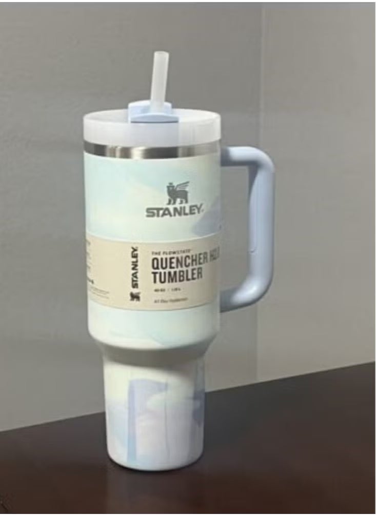Stanley - Quencher H2.0 FlowState Mug 40oz – Stainless Steel, Vacuum Insulated, Leak-Proof Lid with Built-In Straw – Keeps Drinks Cold for Hours – Perfect for Travel, Work, Gym, and Outdoor Adventures - Image 1