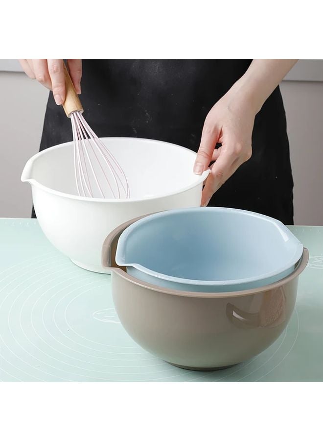 Faridabio 3pcs Salad Bowls Set PP Material Multifunctional Kitchen Use For Fruits Vegetables - Image 4