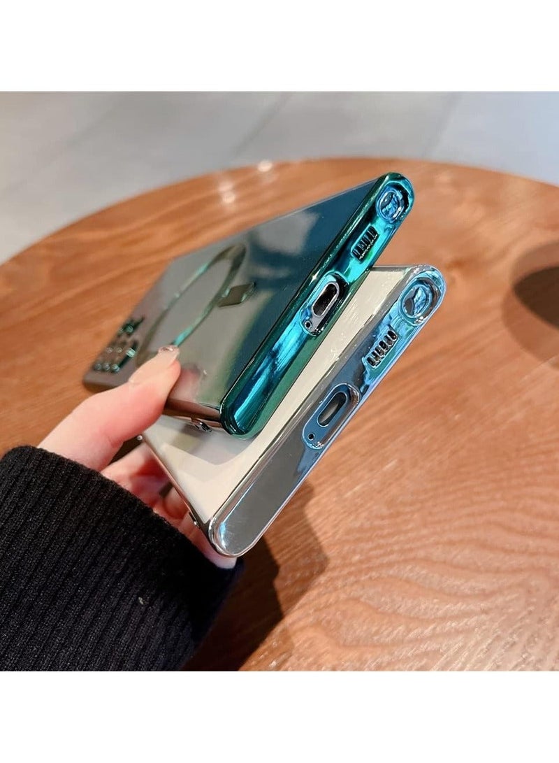 Arabest Classic Plating Magnetic Magsafe Wireless Transparent Clear Case for Samsung Galaxy S23 Ultra Dark Green - Image 4