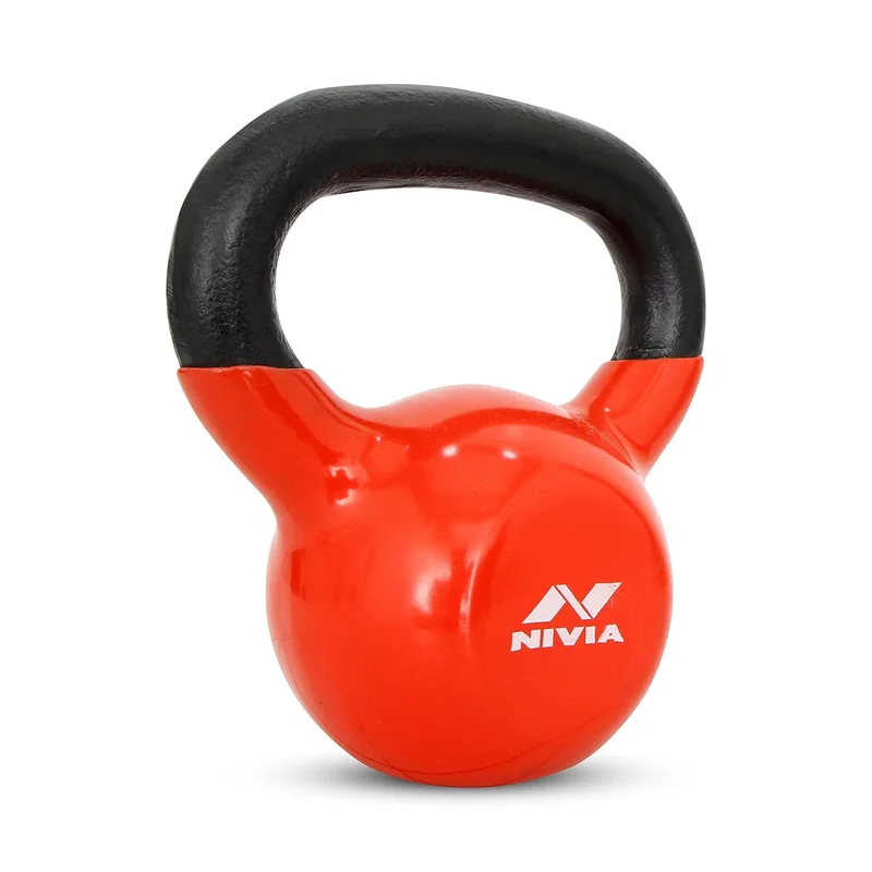 نيفيا Nivia Vinyl Kettlebell - 4 Kg (Red)